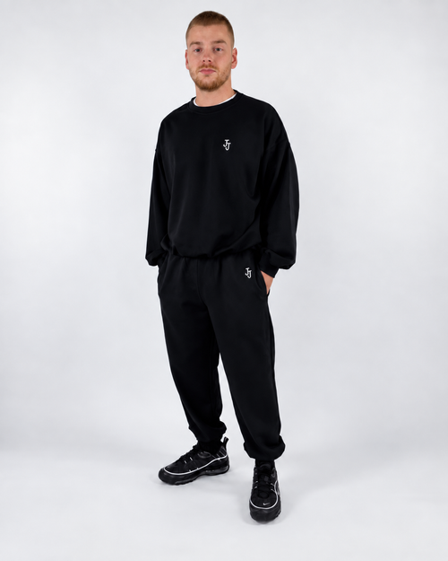 Black JJ Oversized Lounge Set