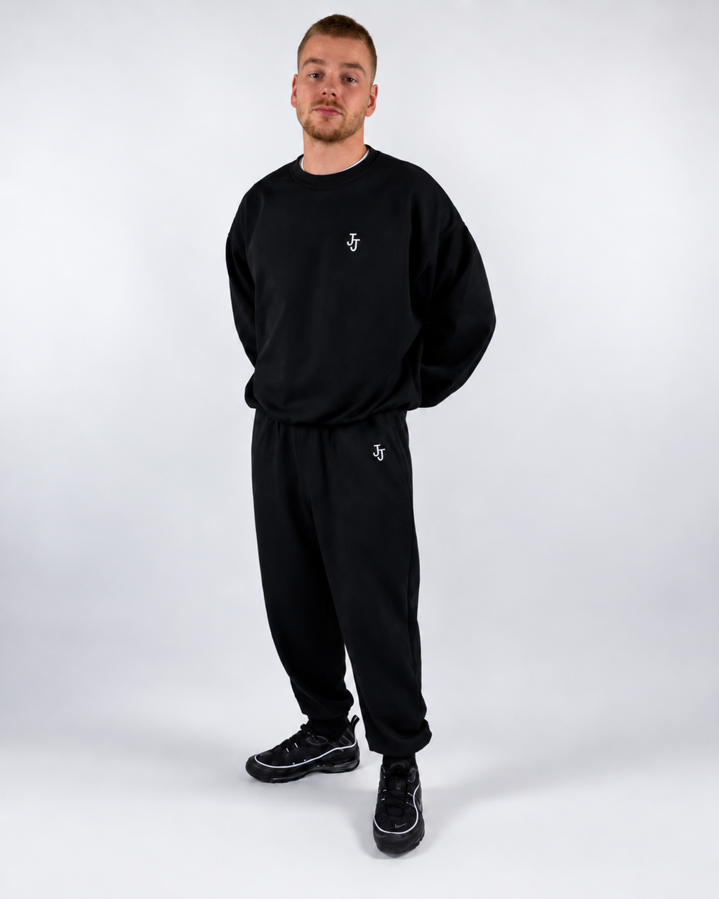 Black JJ Oversized Lounge Set