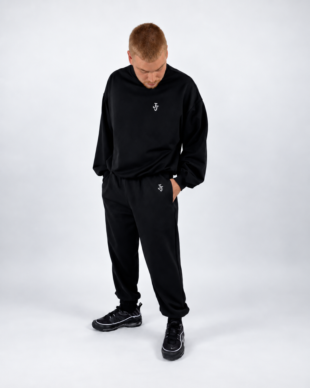 Black JJ Oversized Lounge Set