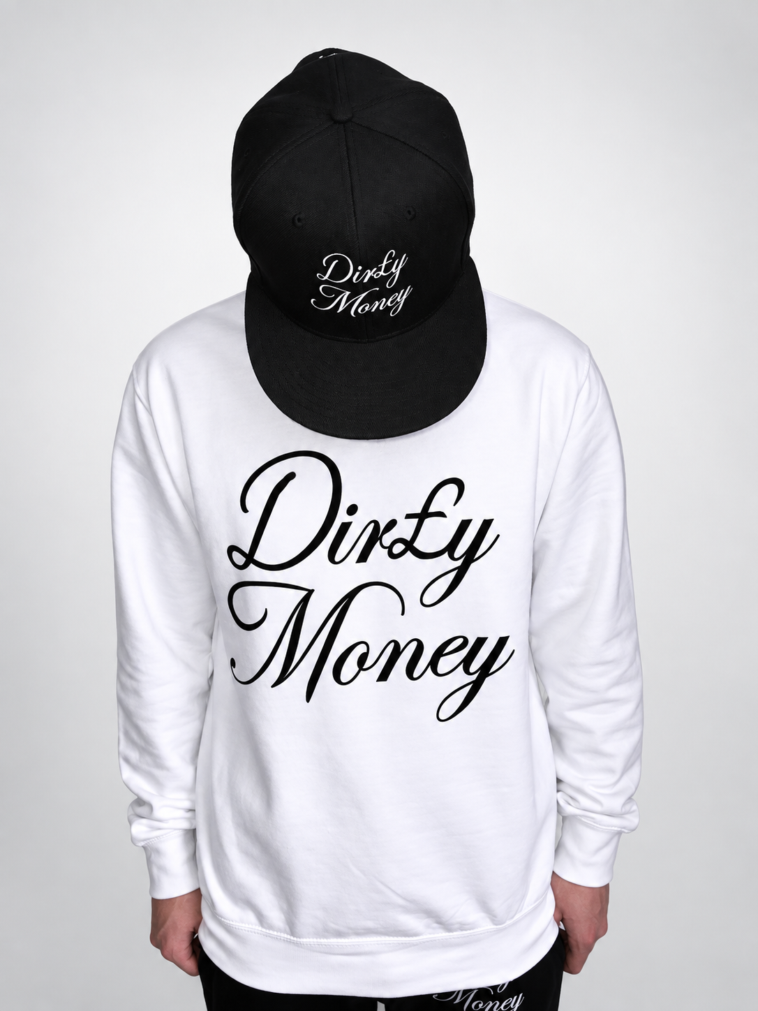 White Dirty Money Sweatshirt